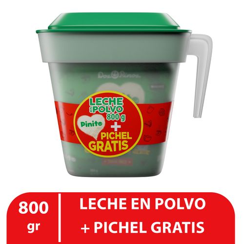 Leche Polvo Pinito 800g + Pichel Gratis