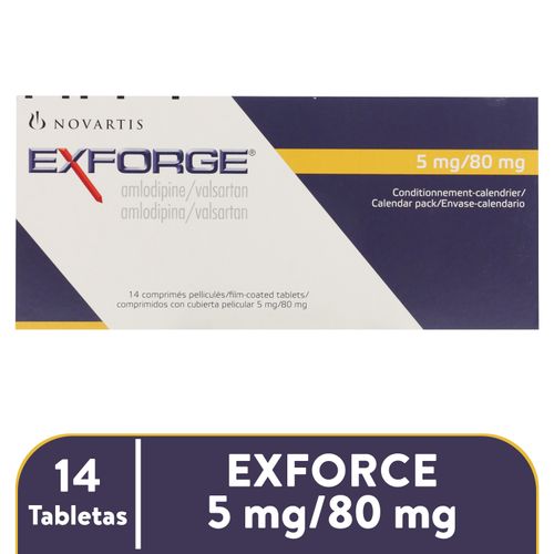 Exforge 5Mg80Mg X14