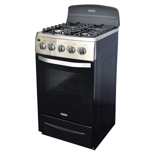 Cocina de gas RCA RCCR22 color negro 20 pulgadas