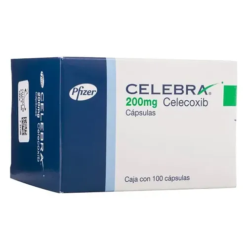 Celebra Pfizer 200 mg caja 100 cápsulas - Precio indicado por cápsula