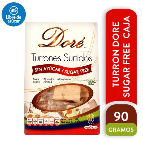 Turron Dore Sugar Free Surtido Caja - 90 g