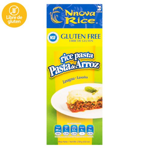 Pasta Nnovarice Lasagna Libre De Gluten - 250 g