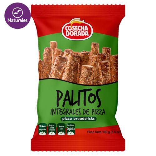 Palitos Cosecha Dorada Integral De Pizza - 100 g
