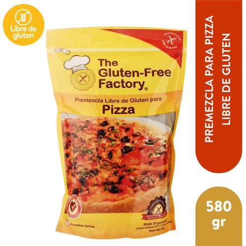 Premezcla The Gluten Free Factory para pizza - 580 g