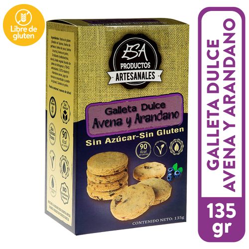 Galleta Esa avena y arándano sugar free - 135 g