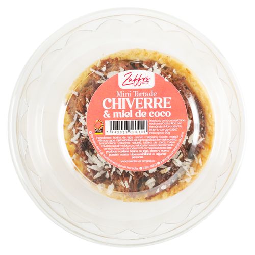 Mini Tarta Zaffró Bakery  de chiverre y miel de coco - 90 g