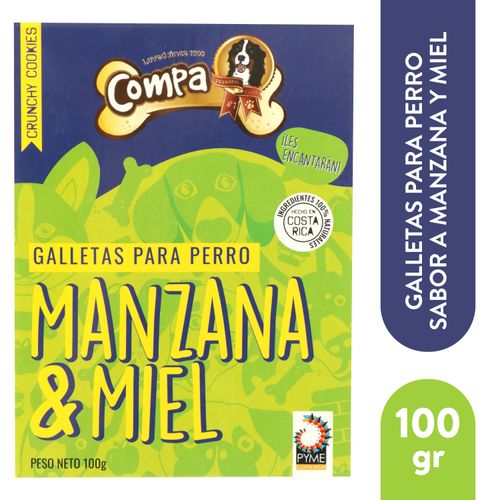 Galleta para perro Compa sabor manzana - 100 g