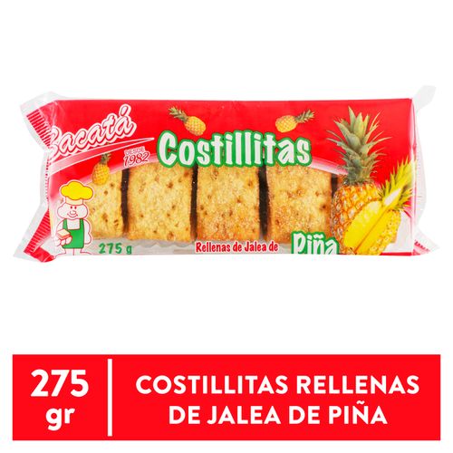Costillitas Bacatá rellenas de jalea de piña - 275 g