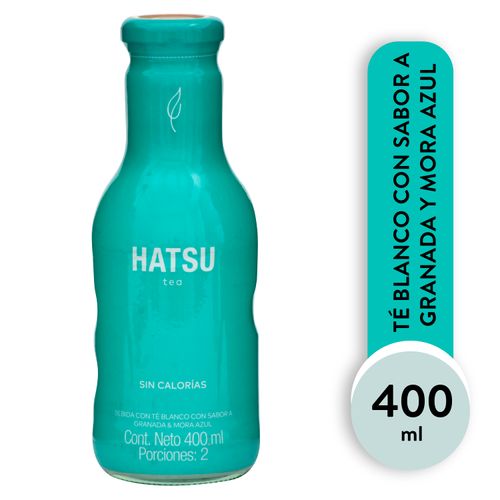 Té Hatsu de granada azul  sin azúcares añadidos - 400 ml
