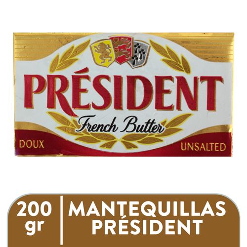 Mantequilla President sin sal cremosa - 200 g