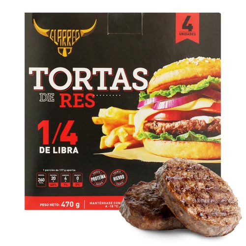 Torta de res El Arreo Congelada - 470 g