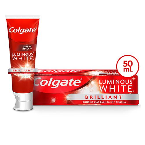 Pasta Colgate dental luminous white brilliant -50 ml