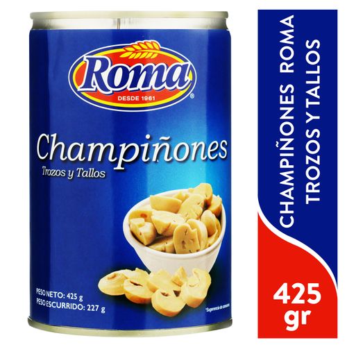 Champinones Roma trozos y tallos - 425 g