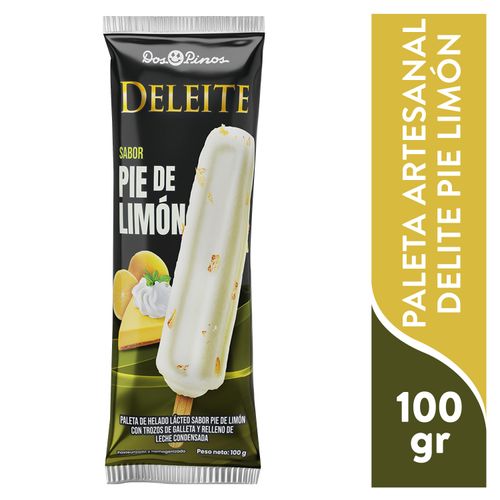 Paleta Artesanal Dos Pinos, Deleite Pie de Limón-100g