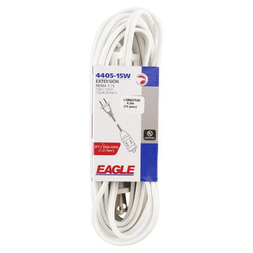 Exten Eagle 13a 125v 4 5m Bco 44051ea
