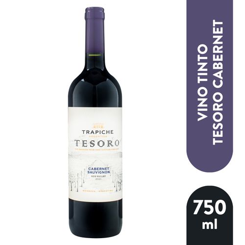 Vino Tinto Trapiche Tesoro Cabernet -750ml