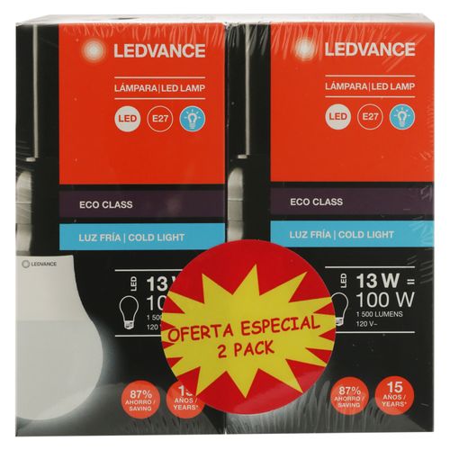 Luz LED Ledvance de dia 13 W 2 Pack