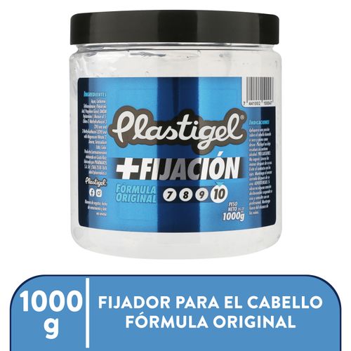 Fijador Plastigel Para Cabello Formula Original -1000gr