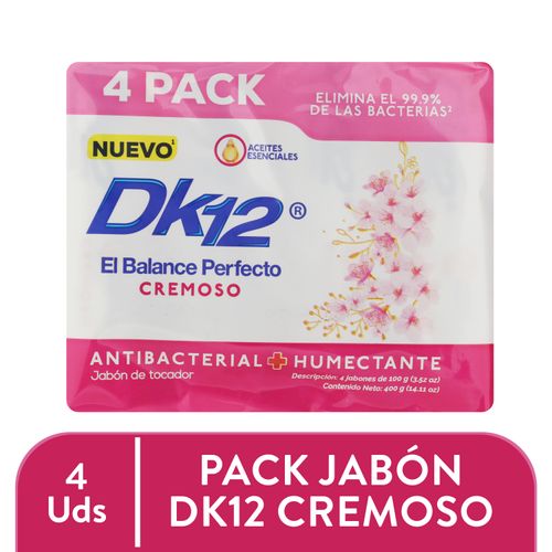 Jabón Dk12  de tocador cremoso 4 pack - 400 g