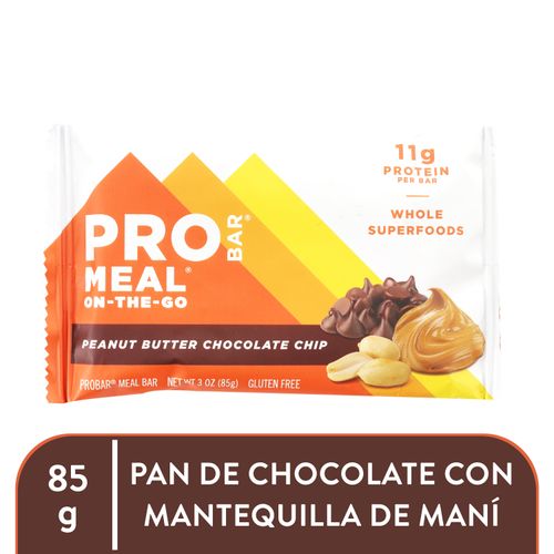Pan de Chocolate Pro Meal Con Mantequilla De Maní - 85 g
