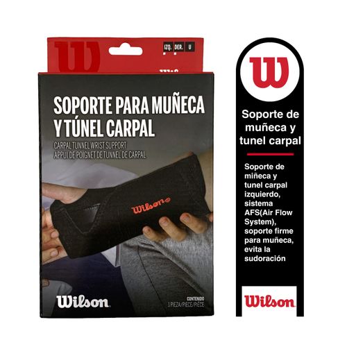Soporte Wilson, para muñeca y túnel carpal izquierdo AW402 -Unitalla