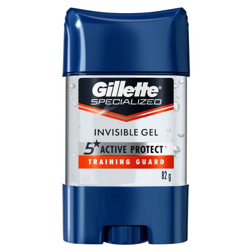 Gel Invisible Antitranspirante Gillette Specialized Training Guard -82 g