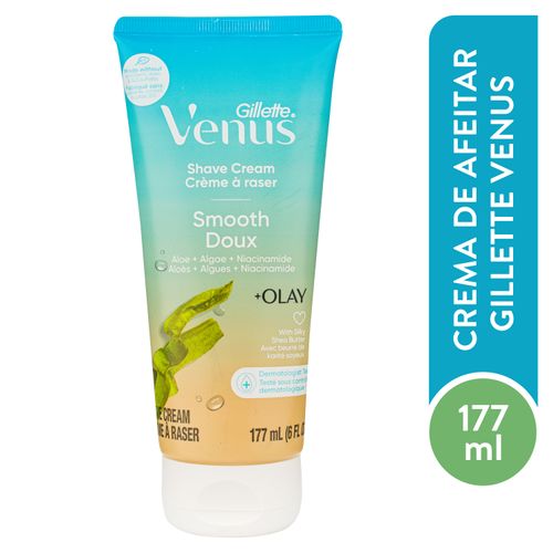 Crema de Afeitar Gillette Venus Smooth - 177 g