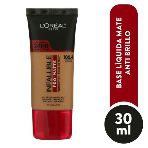 Base líquida L'Oréal infalible pro matte - 30 ml