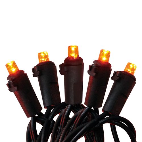 Serie de 100 mini luces Led  Way to Celebrate color naranja