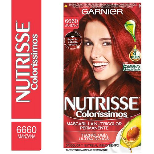 Tintura Permanente Garnier Nutrisse -Manzana 6660