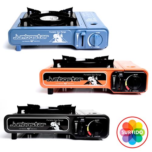 Cocina de gas JumboStar portátil y camping