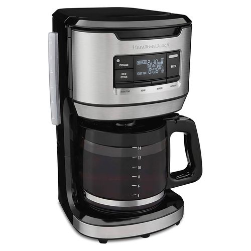 Cafetera Programable Hamilton Beach capacidad 14 tazas