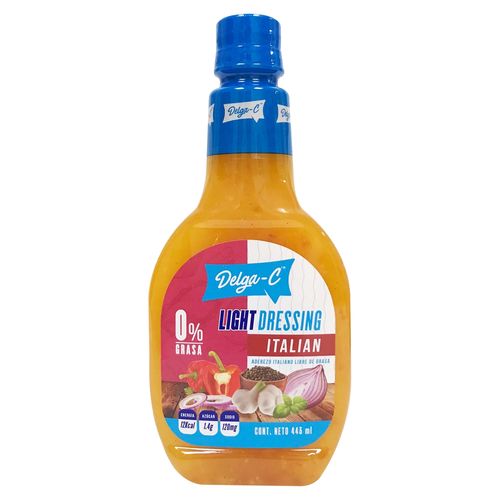 Aderezo Delga-C Italiano Sin Grasa -443ml