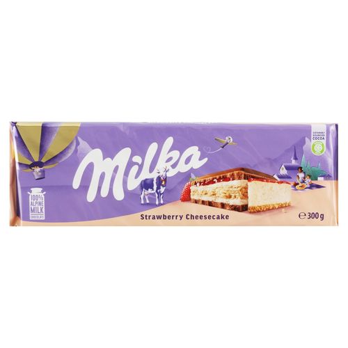 Chocolate Milka cheescake fresa - 300 g