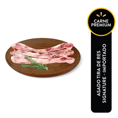 Asado Tira Signature Refrigerado, Empacado, Precio indicado por Kilo