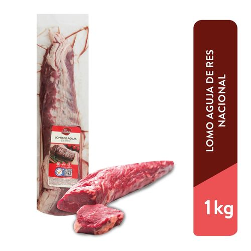 Carne Don Cristóbal de res lomo aguja nacional empacado - aproximadamente 500 g