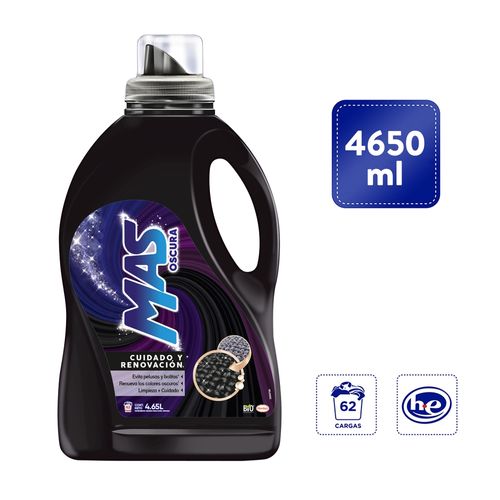 Detergente Mas Color líquido ropa oscura - 4650 ml