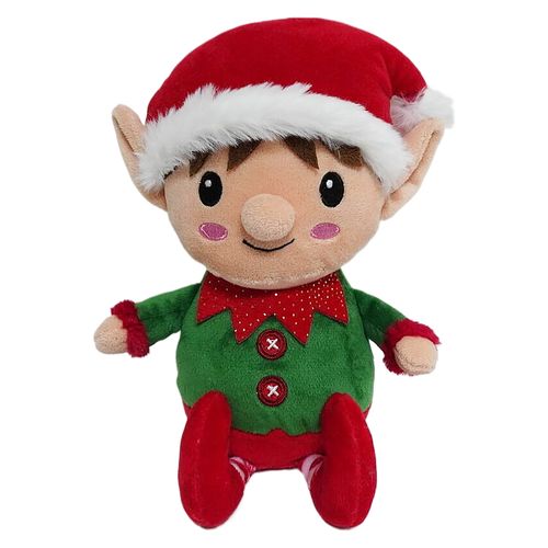 Peluche Elfo Holiday Time Navideño -25 cm