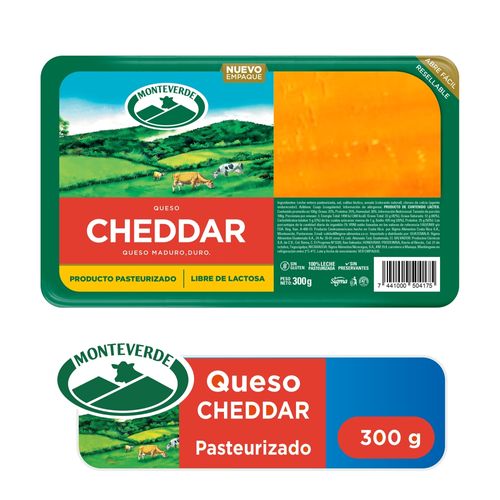 Queso Monte Verde Cheddar - 300 g