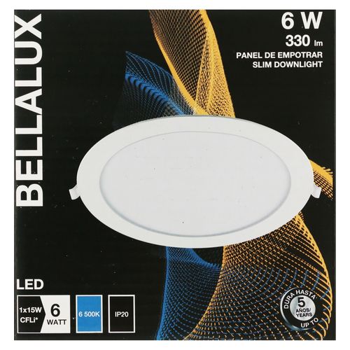 Foco Bellalux Led Empotrable 6w Blanca