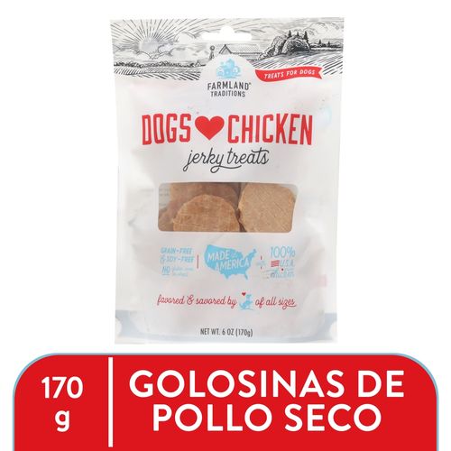 Snacks Farmland Dogs Love Pollo - 170 g