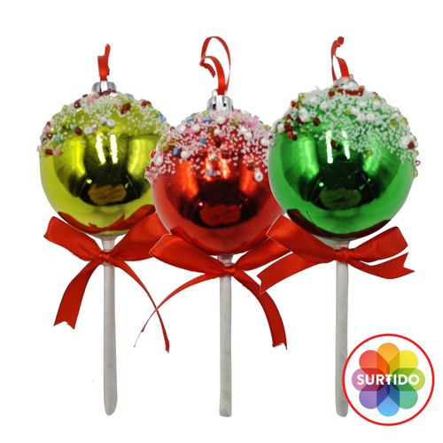 Adorno Árbol Holiday Time Navideño -14 cm