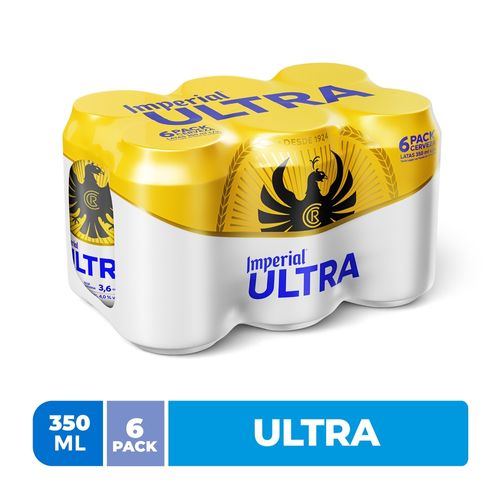 Cerveza Imperial Ultra 6Pack - 2100 ml