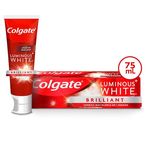 Pasta Dental Colgate Luminous White Brilliant -75 ml