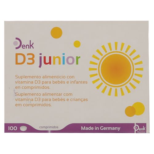 Suplemento D3 Junior caja 100 comprimidos - Precio indicado por comprimido