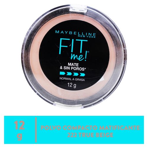 Maybellin Fit Me Polvo True Beige - 12 g