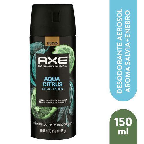 Desodorante bodyspray Axe aroma aqua citrus - 150 ml