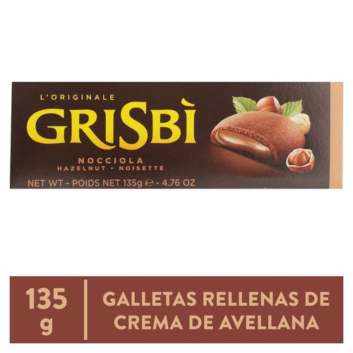 Galleta Vicenzi Grisbi Relleno Avellana - 135 g