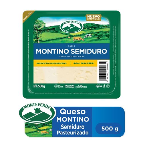 Queso Monteverde montino semiduro  - 500 g