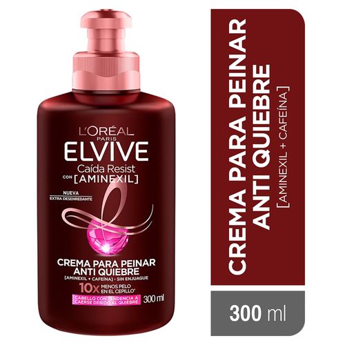 Crema L'Oreal Elvive para peinar antiquiebre - 300 ml